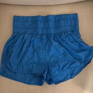Love Tree High Waist Blue Women's Shorts